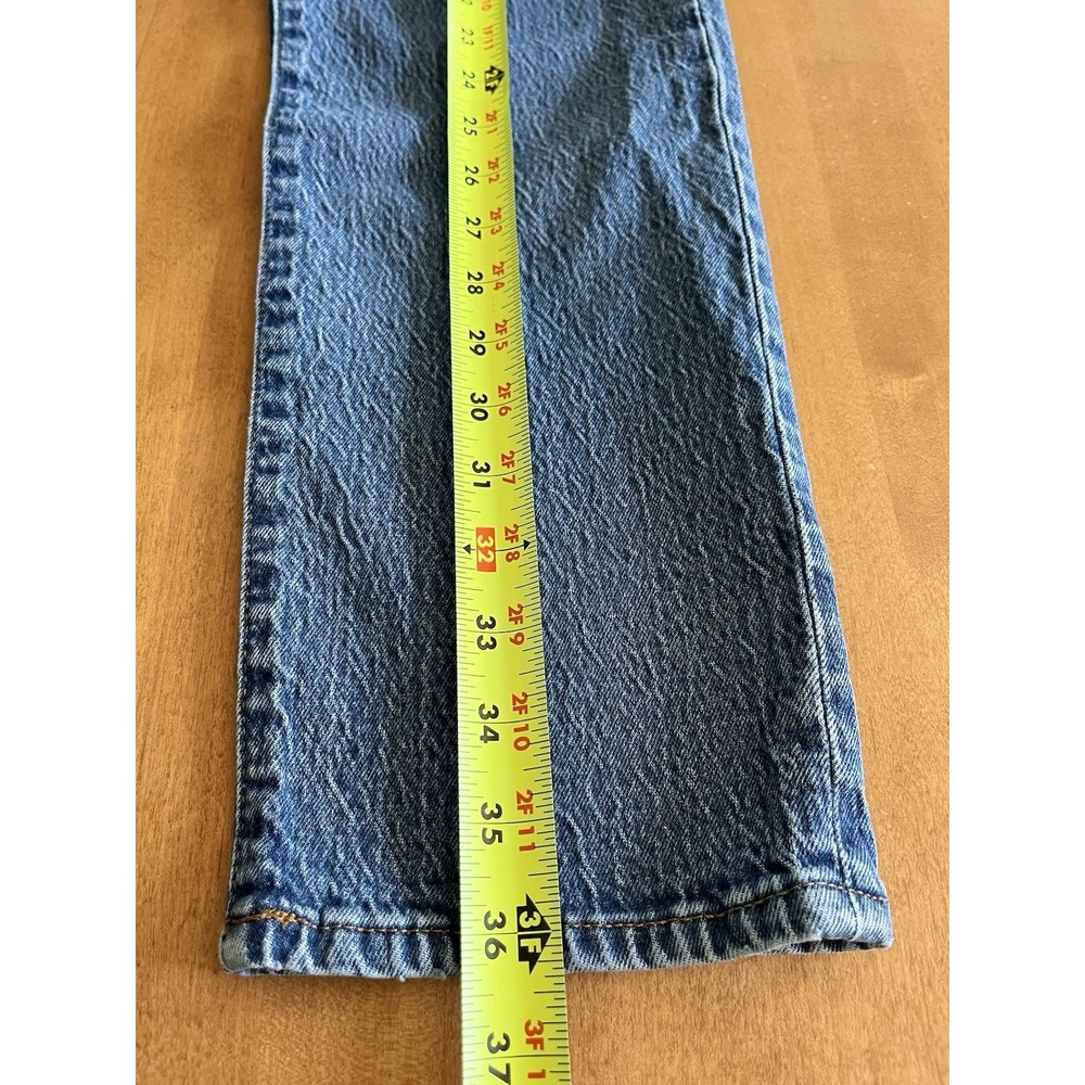 Madewell The Perfect Vintage Straight Jeans Women's Blue Size 32 Classic Denim - Picture 7 of 11